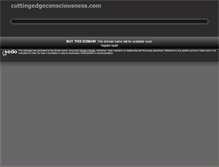 Tablet Screenshot of cuttingedgeconsciousness.com